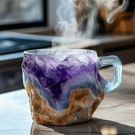 400ml Resin Mineral Crystal Coffee Mugs With Handles Elegant Fake Mineral Crystal Cup For Workplace Home Decor Christmas Gift Kitchen Gadgets 400ml Resin Mineral Crystal Coffee Mugs With Handles Elegant Fake Mineral Crystal Cup For Workplace Home Decor Christmas Gift Kitchen Gadgets